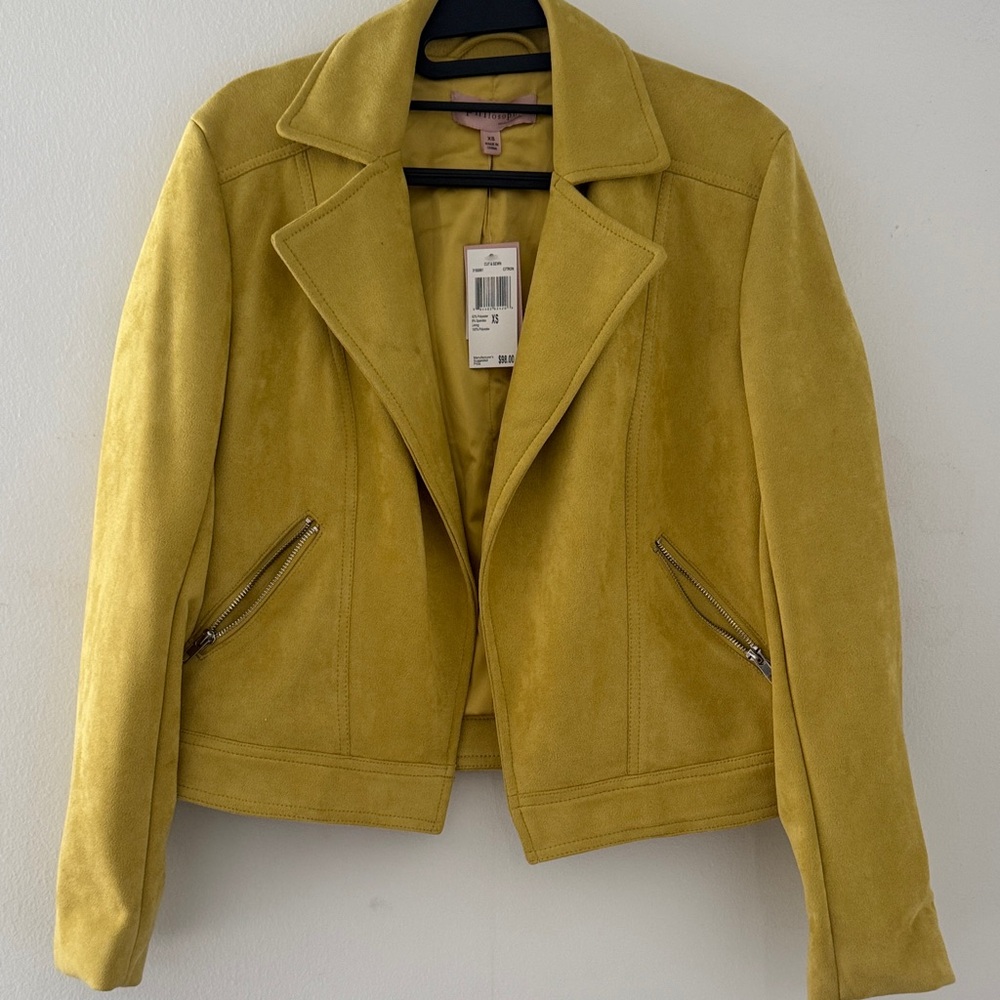 *SOLD - Yellow Suede Women's Jacket by Philosophy